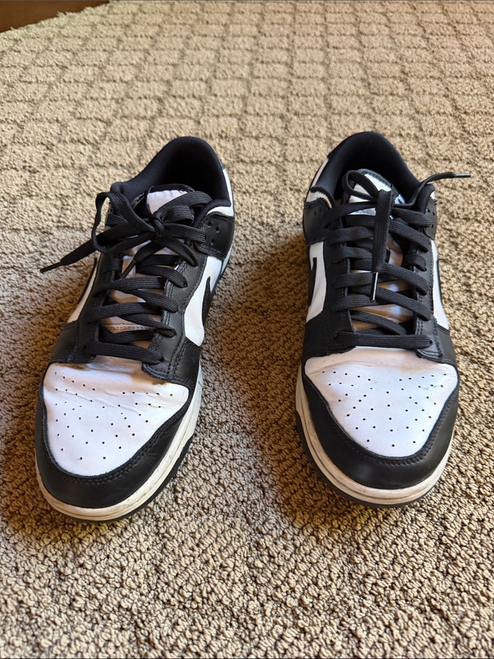 Nike Panda Dunk Low Black and White Low-Top Sneakers